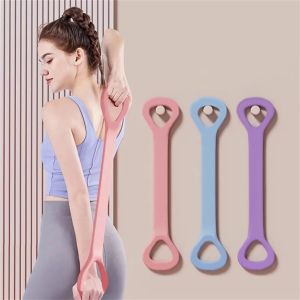 New 8-character Puller Home Fitness Equipment Elastic Belt Yoga Auxiliary Female Open Shoulder Beauty Back Stretcher