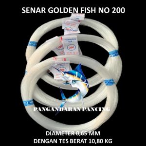 Senar Pancing Senar Jaring Golden Fish No 200 Strong and Smooth