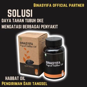 BINASYIFA KAPSUL HABBAT OIL - Minyak Habbatussauda Murni menjaga daya tahan tubuh
