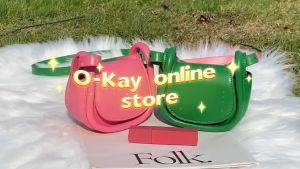 O-KAY Mini Lipstick Key 2024 New Fashion Portable Small Square Bag Niche Ins Embossed Messenger Bag Cheap Mini Bags New Arrivals
