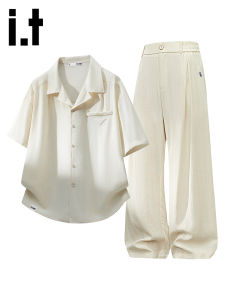 izzue | Lightweight Tencel Mens Summer Casual Set