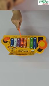 Đàn đồ chơi cho bé Bộ đàn gõ Xylophone | Đàn gõ kèm xếp hình thả khối bánh răng đồng hồ số học cho bé