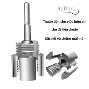 Bộ Dụng Cụ Ren Ống Rafford PPR - 1/2" & 3/4" (DN15/DN20) Máy Cắt Ren Chết Vòi Bên Trong Và Bên Ngoài Có Phần Mở Rộng Để Ống Nước