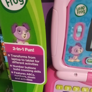 LEAP FROG 2-IN-1 LEAPTOP TOUCH PINK 600950