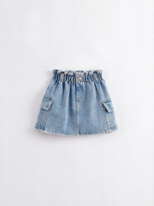 Marc&Janie | Lace Waistband Cotton Half Skirt