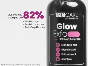 Tẩy Tế Bào Chết Làm Sáng Mờ Thâm Và Đều Màu Da MD Care Glow Exfo 30ml