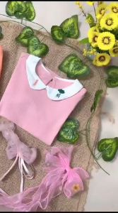 Kaos Anak Perempuan Korea Fashion Lengan Pandek 1-5 Tahun