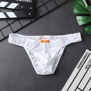 Quần Lót Nam Ice Silk Siêu Mỏng Lưới Thoáng Khí Hở Lưng Gợi Cảm Cạp Thấp Quần Lót Tam Giác Trẻ Trung Thoải Mái Thoáng Khí