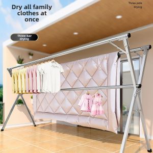 Adjustable Folding Easy-to-use Clothes Drying Rack