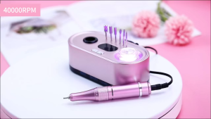 Electric Nail Drill Professional 40000RPM Electric Nail File Kit Efile Nail Drill with LCD Display for Acrylic Gel Nail