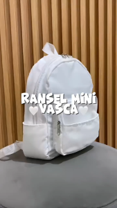 PREMIUM AMELIA TAS RANSEL VASCA MINI CANVAS Tas Backpack Korea Fashion Bisa COD