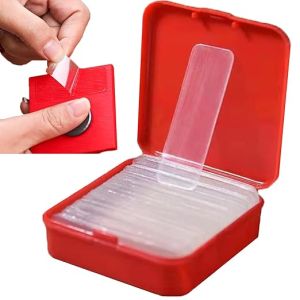 Reusable Multifunctional Double Sided Adhesive Tape 60Pcs Double Sided Mounting Strong Sticky Wall Strips Transparent Tape Without Cropping No Residue