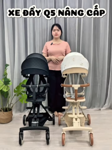 [ BIMO + V-BABY ] XE ĐẨY GẤP GỌN CAO CẤP Q5 ĐẢO CHIỀU 360 ĐỘ
