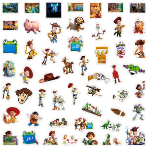 52TOYS | Toy Story5 Miếng Dán Hoạt Hình 10/30/50PCS Gói PVC Chống Thấm Nước DIY Trang Trí Cho Ván Trượt Laptop Cốc Graffiti 18 + Khuyến Khích