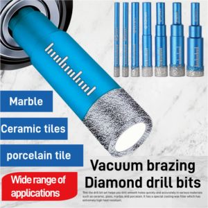 5/6/8/10/12/14/16mm Diamond Coated Core Drill Durable For Glass Marble Granite Diamond Drill Bit Meal Drilling
