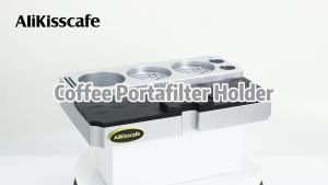Cà Phê Tamping Station Stand Mat 51mm-58mm Portafilter Giá Đỡ Cho Máy Pha Cà Phê Delonghi Breville E61 Phụ Kiện Máy Pha Cà Phê Barista Dụng Cụ