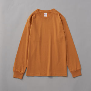 Heavyweight Long Sleeve Pure Cotton T-Shirt Mens Loose Fit round Neck Base Shirt Womens Versatile Casual White T-shirt