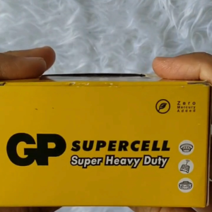 Bateri GP 9V Supercell Tahan Lama | GP 9V Battery Heavy Duty for Smoke Detector Smart Tag [1Pcs]