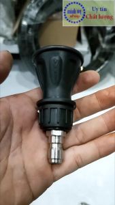Béc loa inox kiểu Ý chụp cao su dẻo đuôi nối nhanh 1/4in