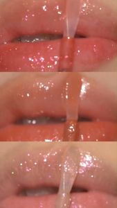 Focallure GlowySparkle Time To Shine ลิปกลอสบำรุงอวบอ้วน 3 สไตล์ มันวาวย้อมสีไฮไชน์ชิมเมอร์กลิตเตอร์ติดทนนานหัวแปรงซิลิโคน 3X