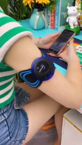 Máy Massage Xung Điện Toàn Thân EMS OKila - Miếng dán massage xung điện cổ vai gáy bắp tay lưng 10 chế độ mát-xa pin sạc - Máy massage mini toàn thân Hiệu quả thư giãn cơ