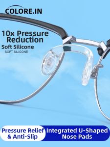 COLORE.IN | Anti-Slip Anti-Pressure Mark Anti-Drop Silicone Nose Pads for Childrens Eyeglasses