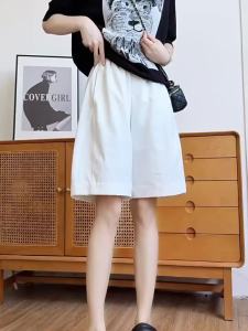 Big Size Light Thin Straight Wide Shorts Loose Casual Pants 5-Part