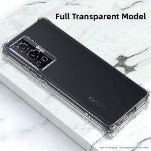 Henyou | Transparent Silicone Protective Case For Vivo S12 Pro Shockproof Full Edge Protection Men Women New Model Mobile Phone Cover