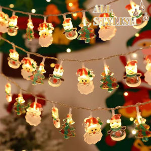 Christmas Tree LED String Light Xmas Hanging Lamp Fairy Light Garland Home Decoration Ornament 2026 New Year Gifts