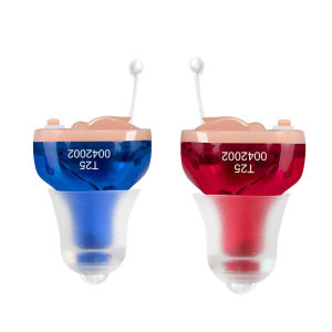 MIRASING T25 Hearing Aids for the Elderly 6 Channel Digital Hearing Aid Noise Reduction Sound Amplifier Adjustable Volume Clear Sound Compact In-Ear Design for Hearing Loss