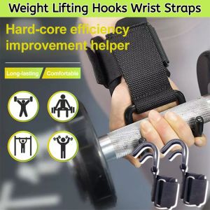 Weight Lifting Hooks Wrist Support Grip Trainer Deadlift Powerlifting Pull Up Bar Liftups Fitness Wrist Straps