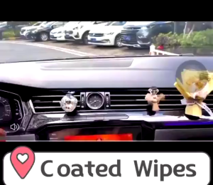 80Pcs/Box Leather Care Wet Towel Dust Removal Brightening Cleaning Wet Wipes Car Interior Accessorie