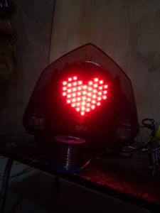 stoplamp running mio m3. mio.Z mio.S bentuk love otomatis