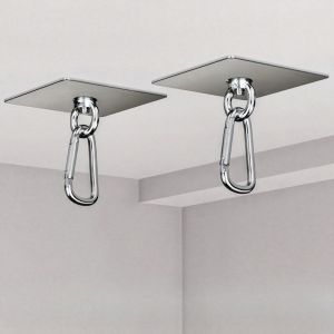 Heavy-Duty Stainless Steel No Nail Adhesive Hooks - Damage-Free Hanging for Balcony PatioClotheslineOutdoor -Secure Attachment