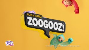 Mainan Interaktif Plush Squish Little Live Pets Hug n Hang Zoogooz!