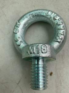 อายนัทเหล็กกล้าคาร์บอนDIN580ชุบสังกะสีความแข็งแรงสูง