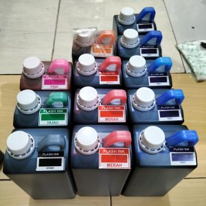 TINTA STEMPEL FLASH/OTOMATIS ALL VARIANT ISI 1. LTR READY 15 WARNA
