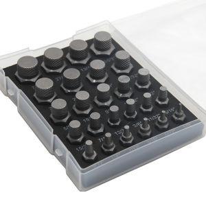 10/25Pcs Screw Extractor Set with Box Hex Head Multi-Spline Bolt Set Chrome Molybdenum Alloy Steel Rounded Bolt Remover