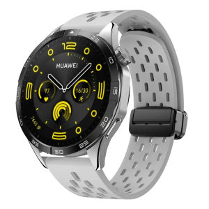 20mm 22mm Strap For Samsung Galaxy watch 6 5 4/5 pro/classic/gear s3/active 2 Silicone Magnetic Bands for Huawei GT4 3 GT2 Strap