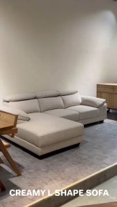 EASY CLEAN [ JFW-CHEVELE SOFA L-SHAPE ]-  STAIN RESISTANT/ ANTI SCRATCH/ FABRIC SOFA/ L SHAPE SOFA / SOFA SET FOR LIVING ROOM / FABRIC SOFA/ SET SOFA RUANG TAMU/ SOFA L / SOFA 3 SEATER/ SOFA MODERN / SOFA SET / 沙发/ NORDIC SOFA/ MINIMALIST SOFA(PRE-ORDER)