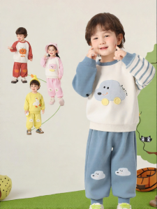 CUTEPANDAS | Bộ Quần Áo Thể Thao Trẻ Em Dành Cho Mùa Xuân và Thu