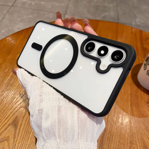 Magnetic Case For Samsung Galaxy A57 A56 A55 A36 A35 A26 A25 A16 A15 A06 For Magsafe Wireless Charge Matte Shockproof Back Cover