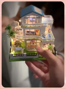 QIAOZHIJIANG | Girl Toy Hand-Assembled Dollhouse Miniature Kit