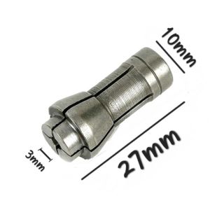 Phụ Kiện Máy Mài Đầu Kẹp Trục Thẳng 3mm Chuyên Dùng Thay Thế Gắn Đầu Chuyển Đổi Máy Mài Góc Sang Máy Mài Thẳng