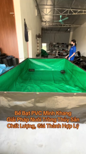 Bể bạt có van xả nuôi cá ốc ếch lươn...