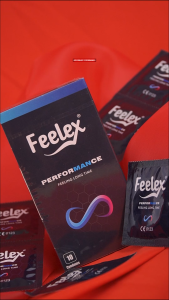 Bao cao su siêu mỏng Feelex gân gai kéo dài thời gian nhiều gel bôi trơn có hương thơm