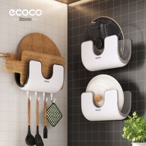 No-Drilling Wall Mount Lid Holder