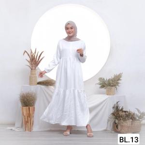 Gamis Polos Seri Putih Buat Umroh Dan Haji / Gamis Putih Polos / Gamis Polos