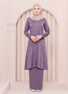 [Anggun] Baju Kebaya Plain IRONLESS (Dinda / Nuha) Air Flow Satin  S-5XL