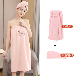 Long Cotton Bath Towel Womens Wrap Body Dry Fast Pure Cotton Absorbent Bath Robe for Swimming And Home Use